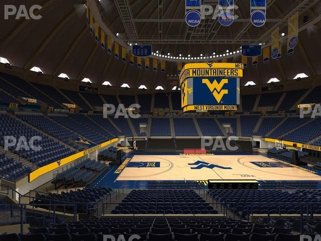WVU Coliseum - Section 109 Seat View