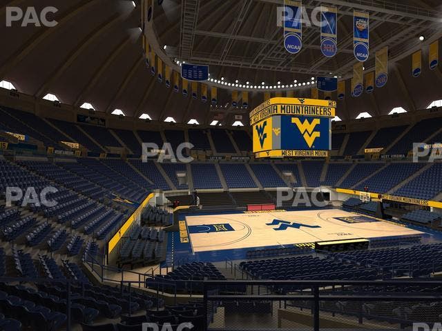 WVU Coliseum - Section 110 Seat View