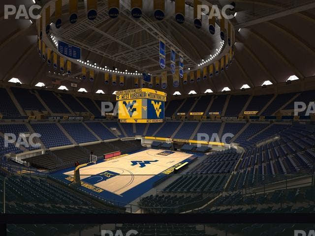WVU Coliseum - Section 112 Seat View