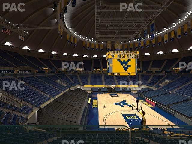 WVU Coliseum - Section 116 Seat View
