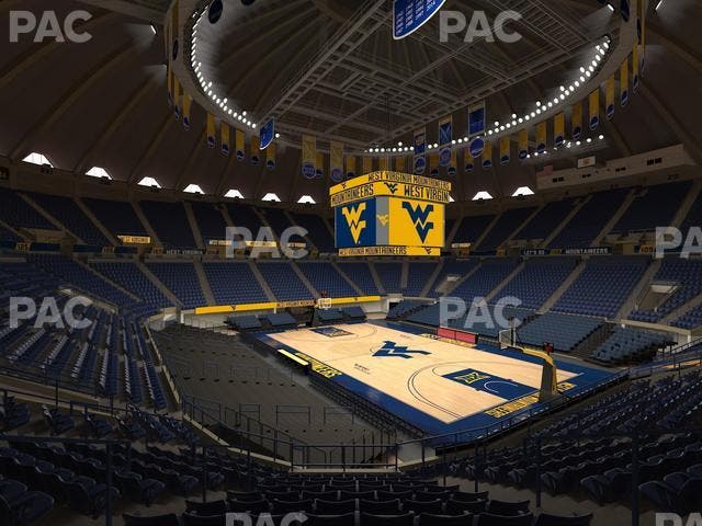 WVU Coliseum - Section 118 Seat View