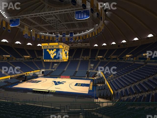 WVU Coliseum - Section 120 Seat View