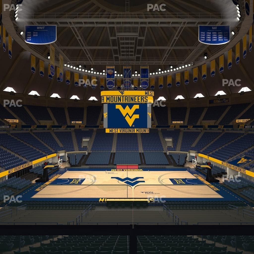 WVU Coliseum - Section 122 Seat View