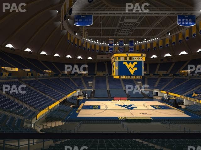 WVU Coliseum - Section 123 Seat View