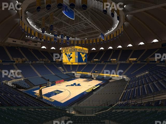 WVU Coliseum - Section 126 Seat View
