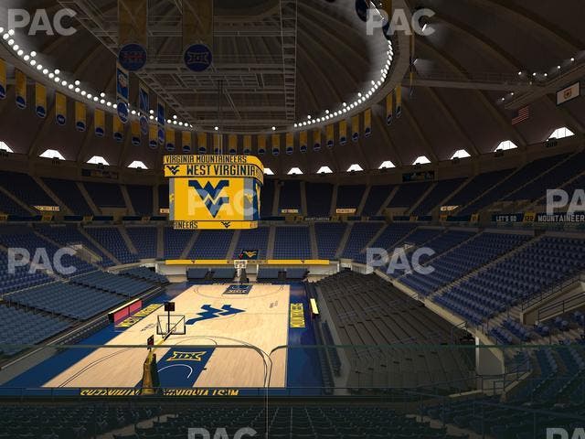 WVU Coliseum - Section 128 Seat View