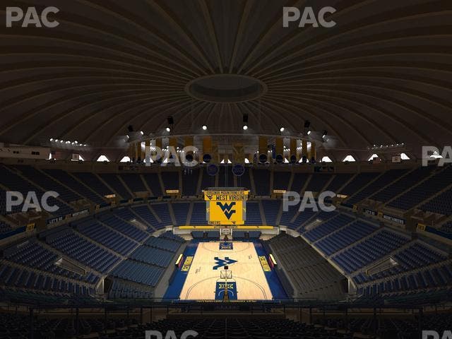 WVU Coliseum - Section 201 Seat View