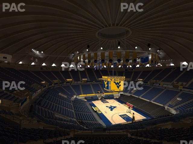 WVU Coliseum - Section 204 Seat View