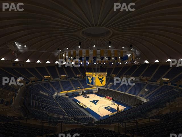 WVU Coliseum - Section 205 Seat View
