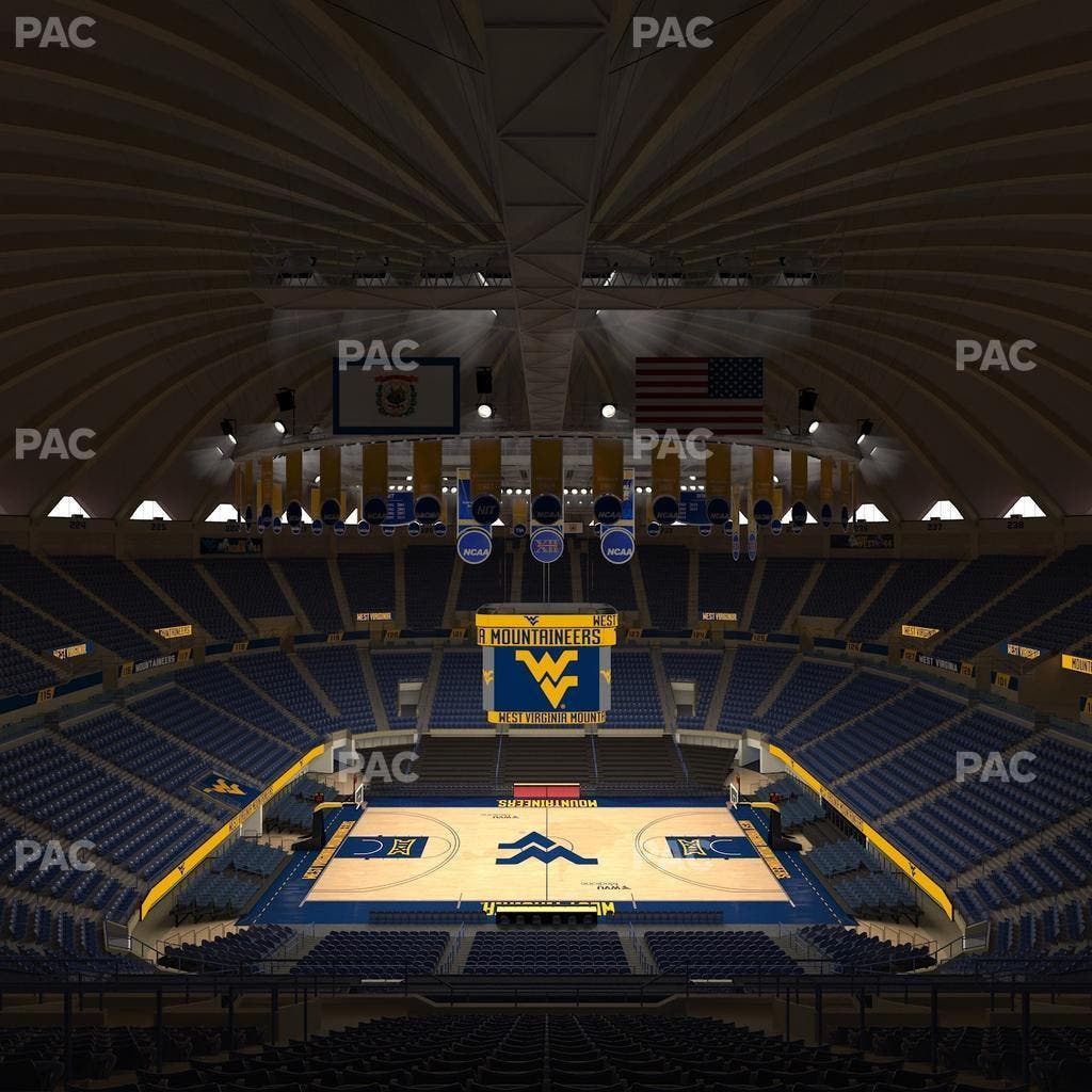 WVU Coliseum - Section 211 Seat View