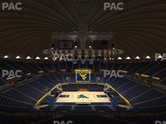 WVU Coliseum - Section 211 Seat View