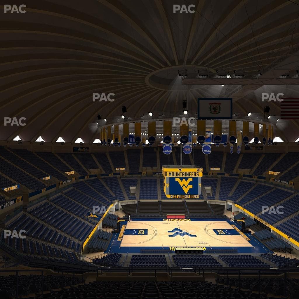 WVU Coliseum - Section 212 Seat View