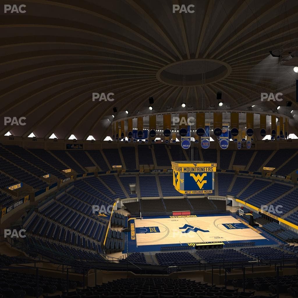 WVU Coliseum - Section 213 Seat View