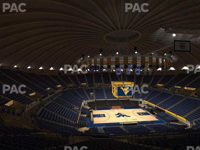 WVU Coliseum - Section 213 Seat View