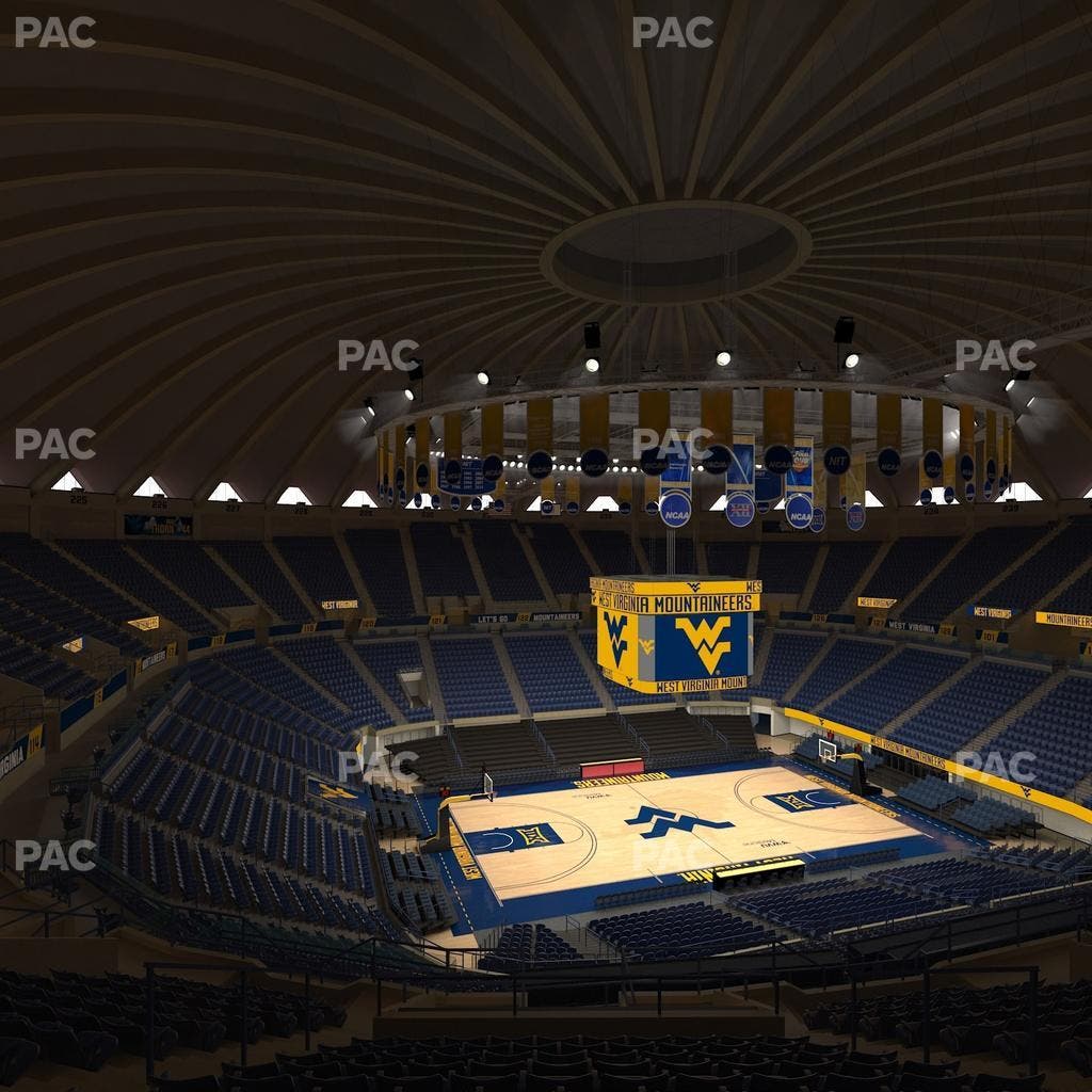 WVU Coliseum - Section 214 Seat View