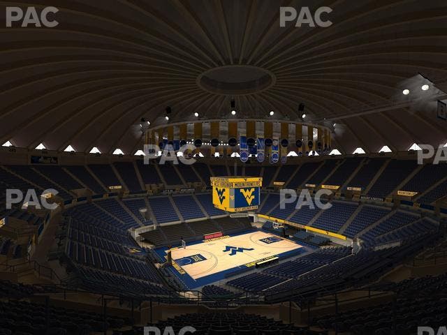 WVU Coliseum - Section 215 Seat View