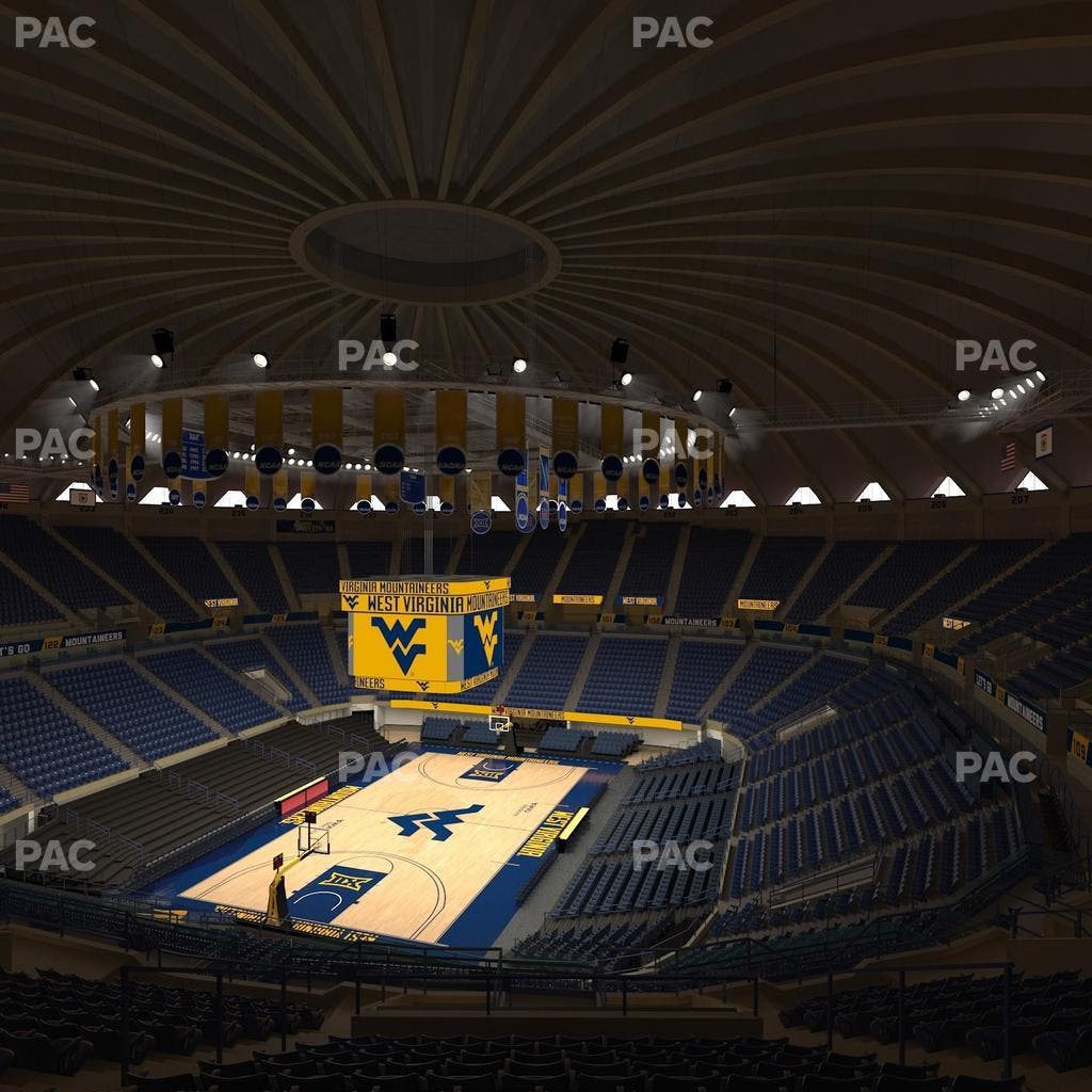 WVU Coliseum - Section 218 Seat View