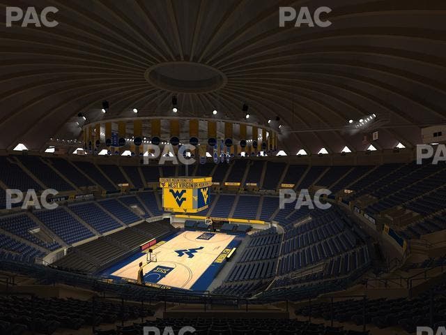 WVU Coliseum - Section 218 Seat View