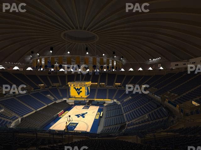 WVU Coliseum - Section 219 Seat View