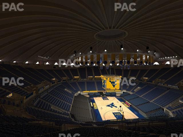 WVU Coliseum - Section 223 Seat View