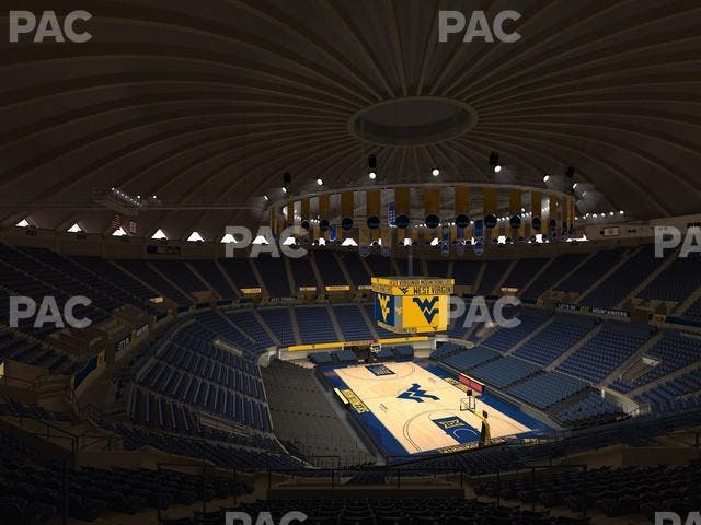 WVU Coliseum - Section 224 Seat View