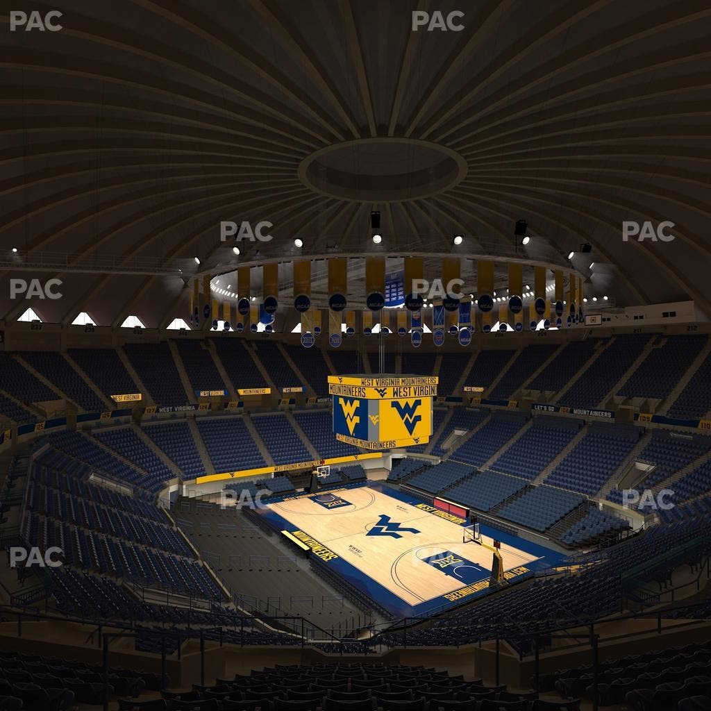 WVU Coliseum - Section 225 Seat View