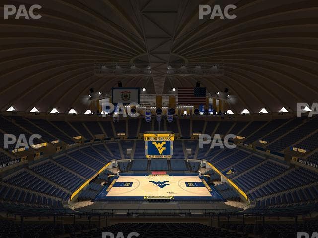 WVU Coliseum - Section 231 Seat View