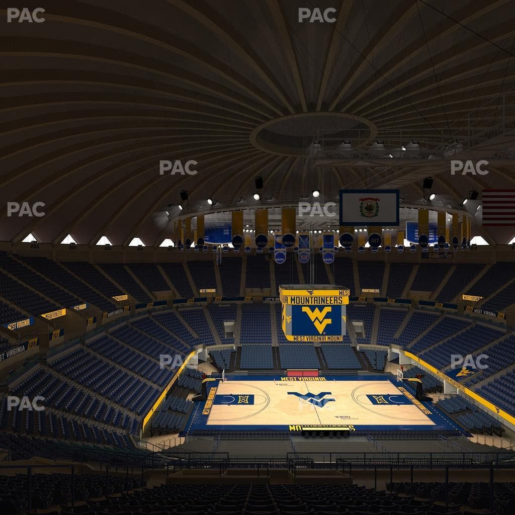 WVU Coliseum - Section 232 Seat View