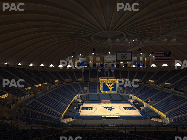 WVU Coliseum - Section 232 Seat View