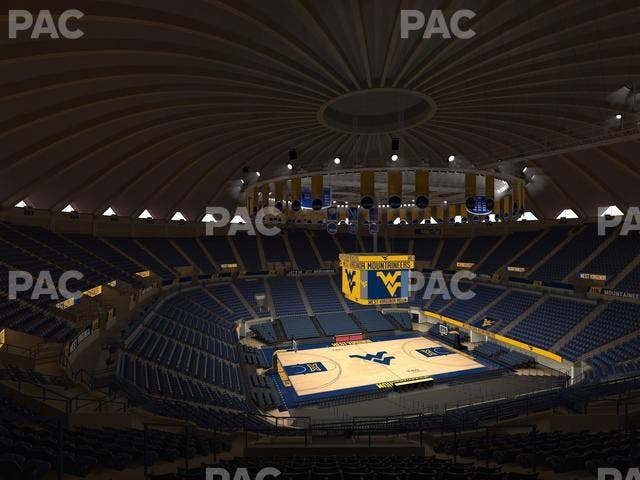 WVU Coliseum - Section 234 Seat View