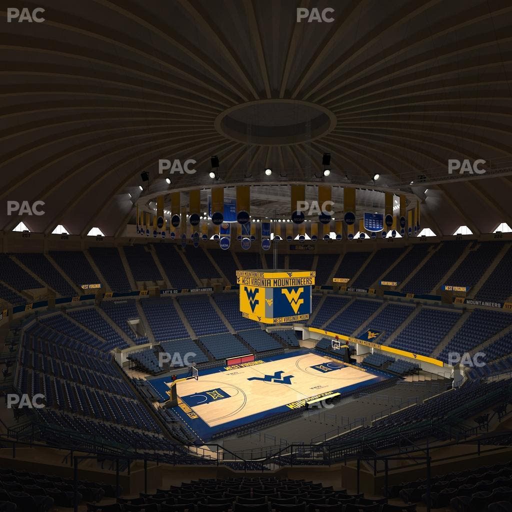 WVU Coliseum - Section 235 Seat View
