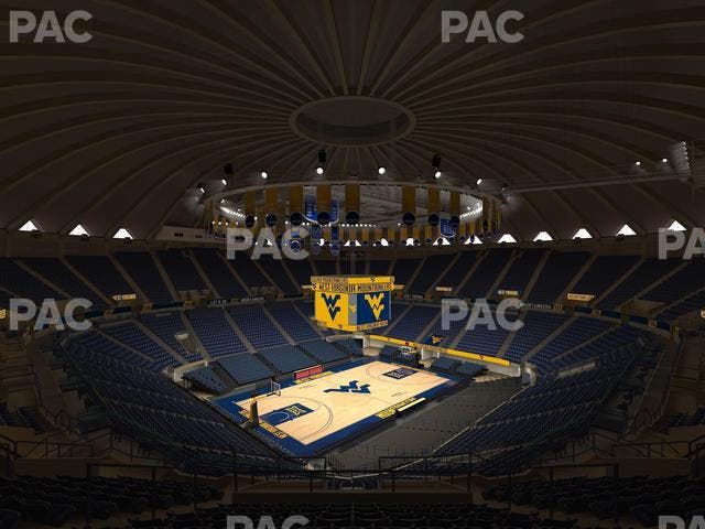 WVU Coliseum - Section 236 Seat View