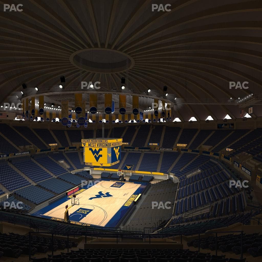 WVU Coliseum - Section 238 Seat View
