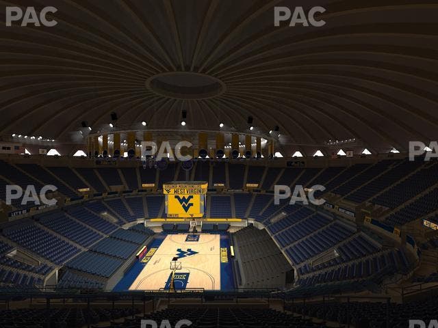 WVU Coliseum - Section 240 Seat View
