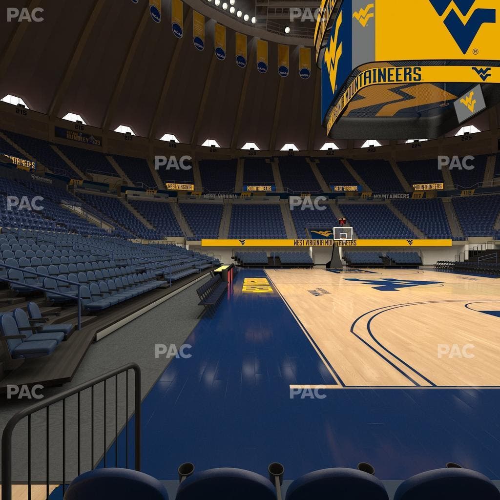 WVU Coliseum - Section C 12 Seat View
