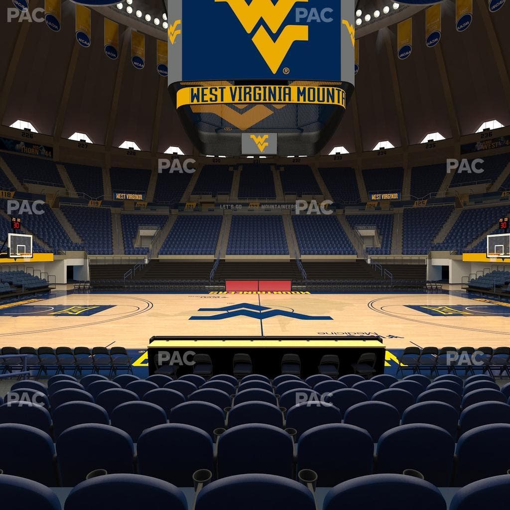 WVU Coliseum - Section C 3 Seat View