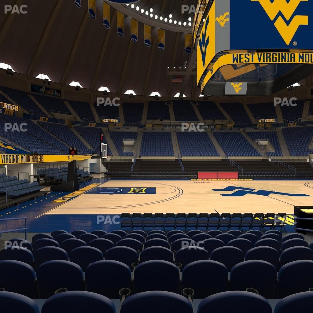 WVU Coliseum - Section C 4 Seat View
