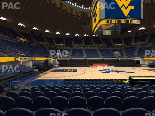 WVU Coliseum - Section C 4 Seat View
