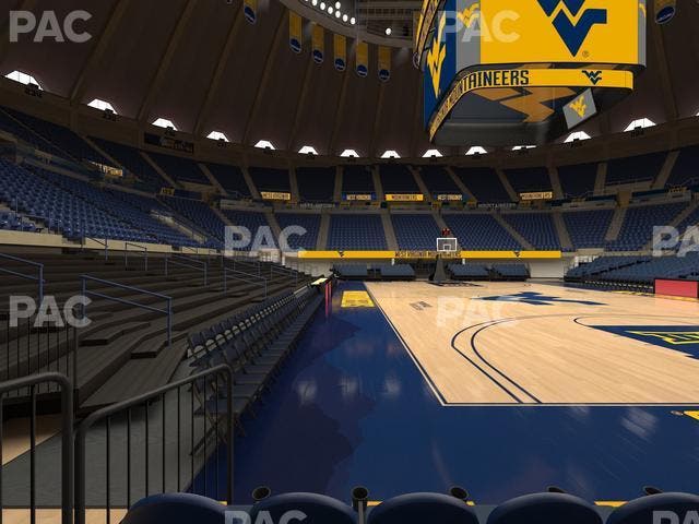 WVU Coliseum - Section C 6 Seat View