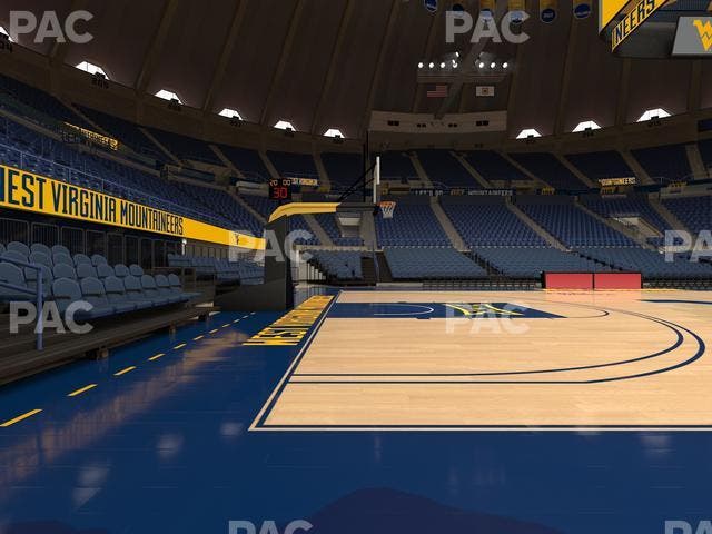 WVU Coliseum - Section Vip Seat View