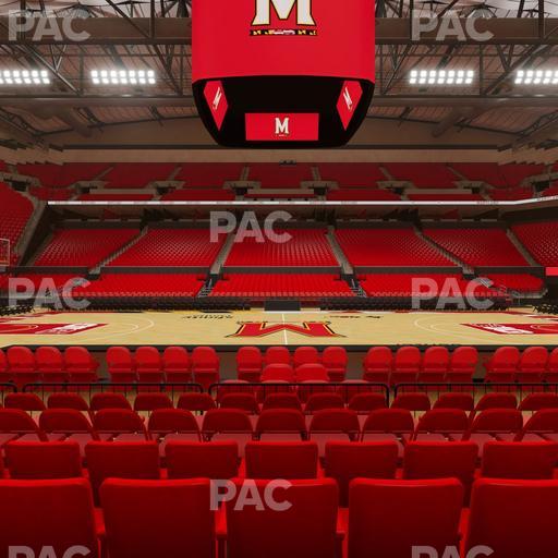 Xfinity Center - MD - Section 101 Seat View