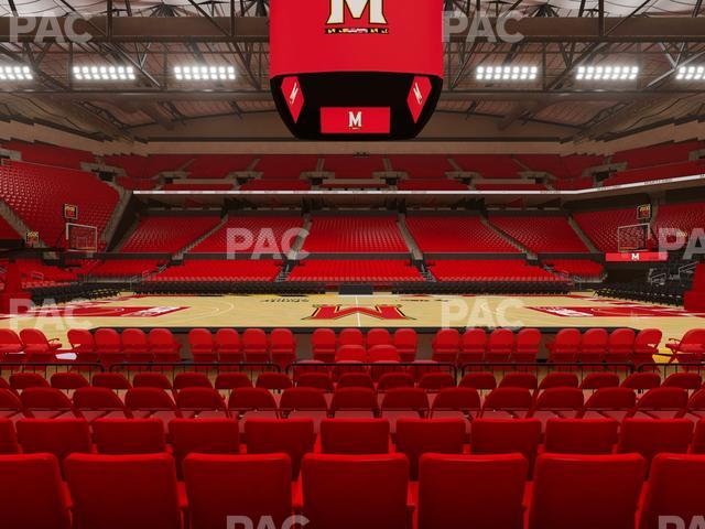 Xfinity Center - MD - Section 101 Seat View