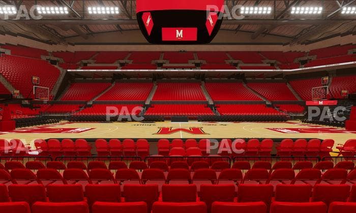 Xfinity Center - MD - Section 101 Seat View