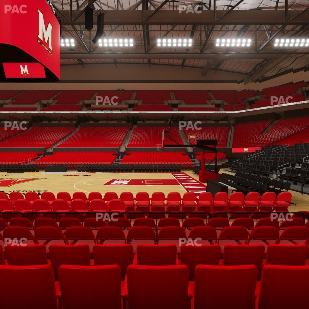 Xfinity Center - MD - Section 102 Seat View