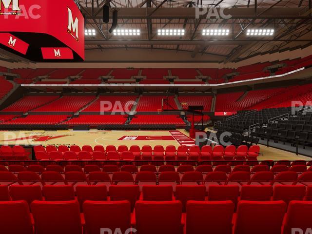 Xfinity Center - MD - Section 102 Seat View