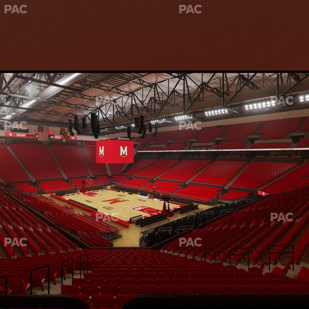 Xfinity Center - MD - Section 105 Seat View