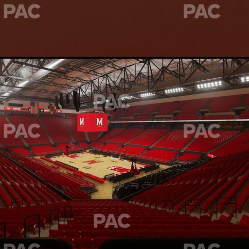 Xfinity Center - MD - Section 105 Seat View