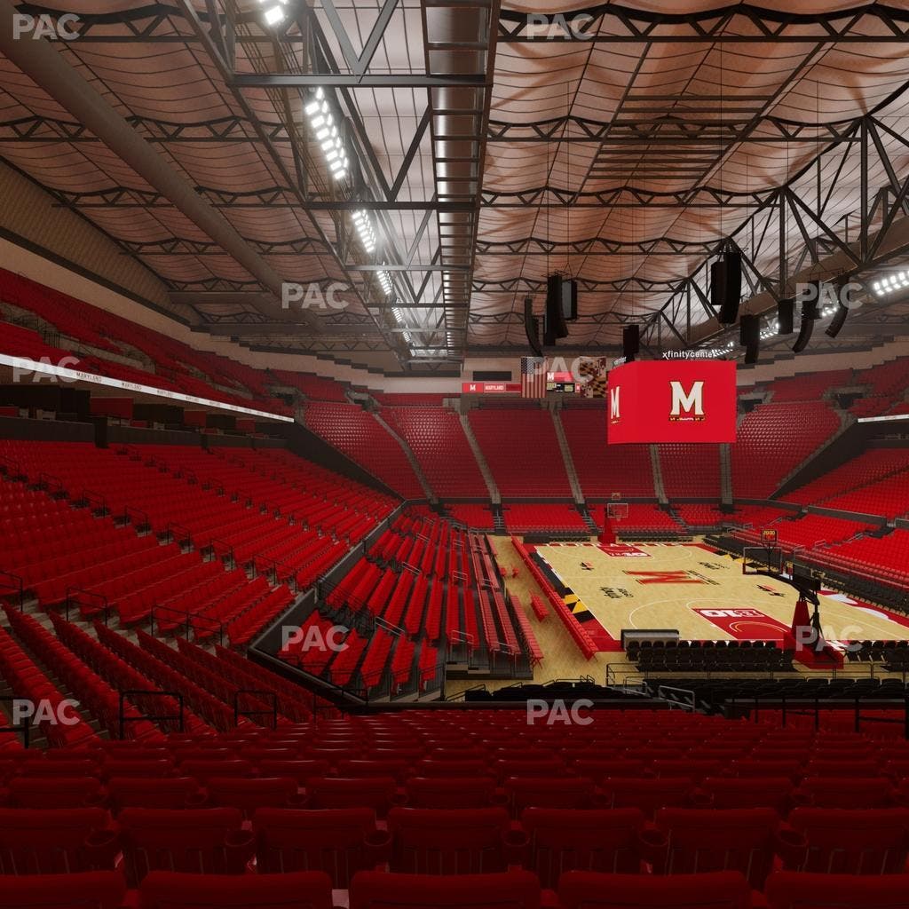 Xfinity Center - MD - Section 106 Seat View