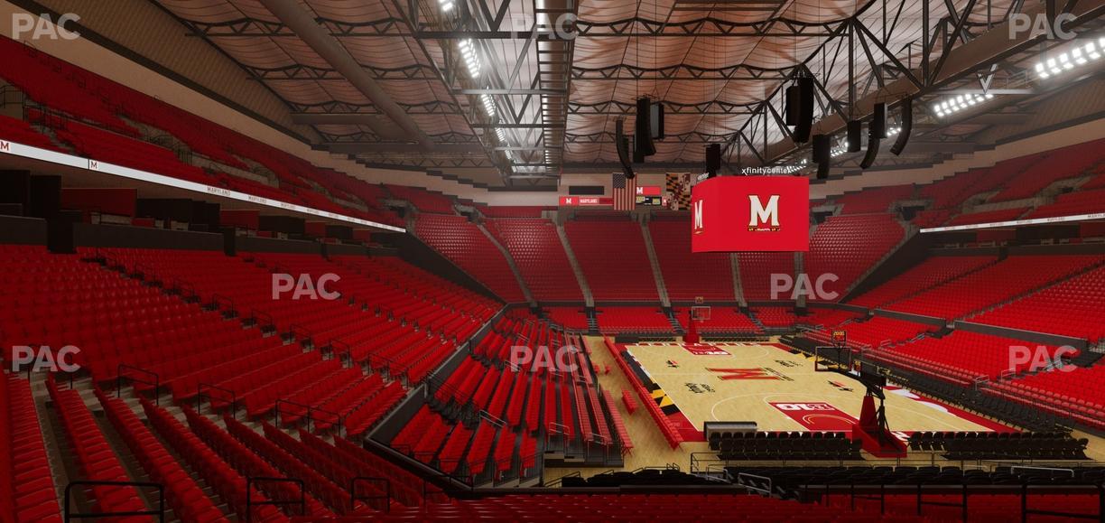 Xfinity Center - MD - Section 106 Seat View