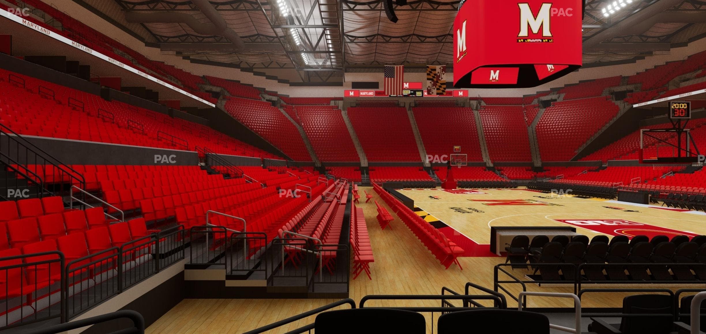 Xfinity Center - MD - Section 106 Seat View